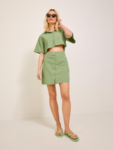 JJXX Платье-рубашка в Зеленый