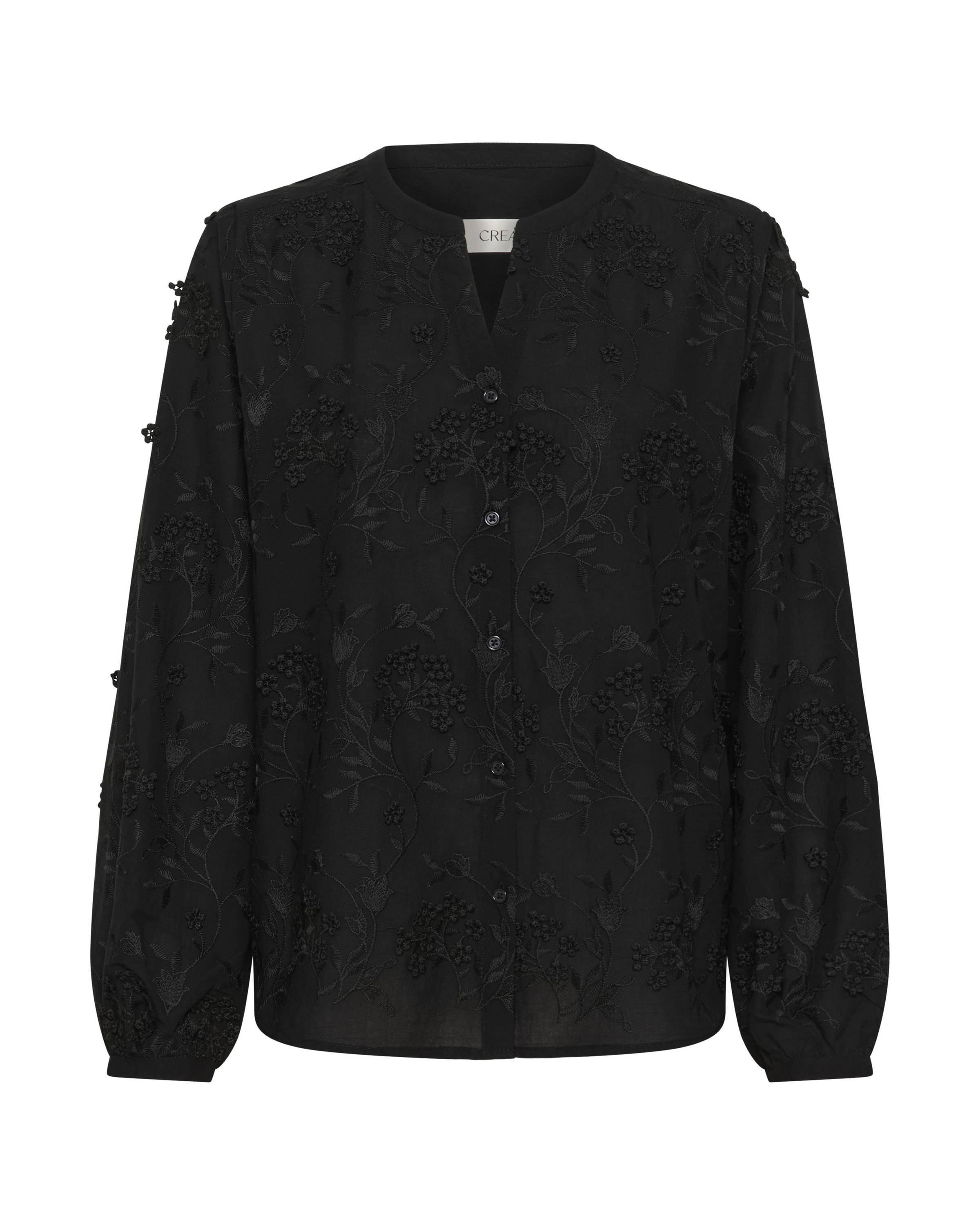 Cream Blouse 'Hilda' in Black, Item view