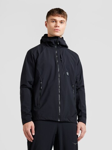 Maloja Outdoorjacke 'Wolan' in Schwarz: predná strana