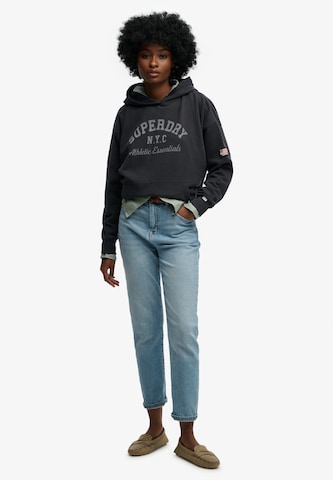 Superdry Sweatshirt 'Athletic Essentials' in Blauw