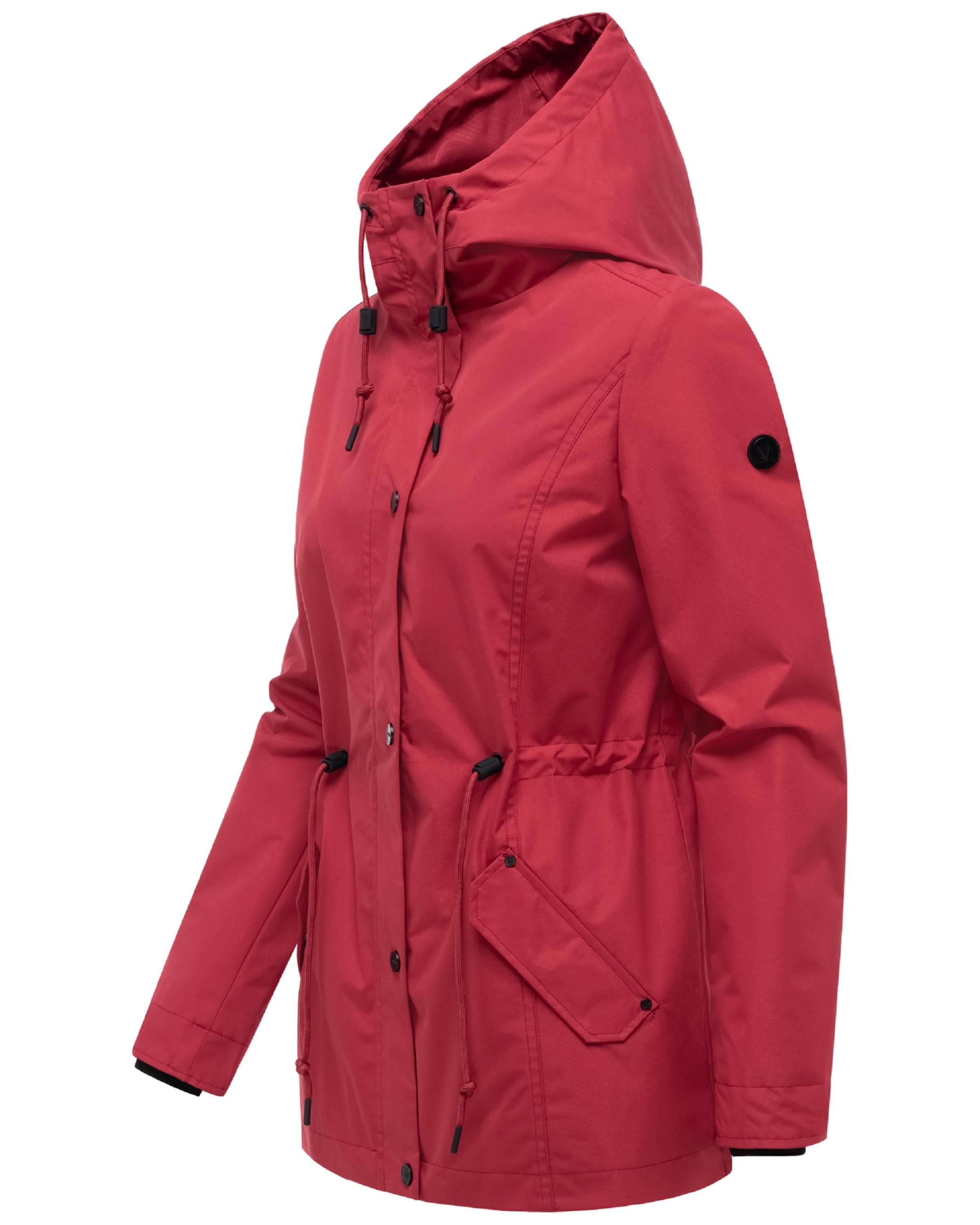 Parka mi-saison 'Bonbonparty 16' MARIKOO en rouge