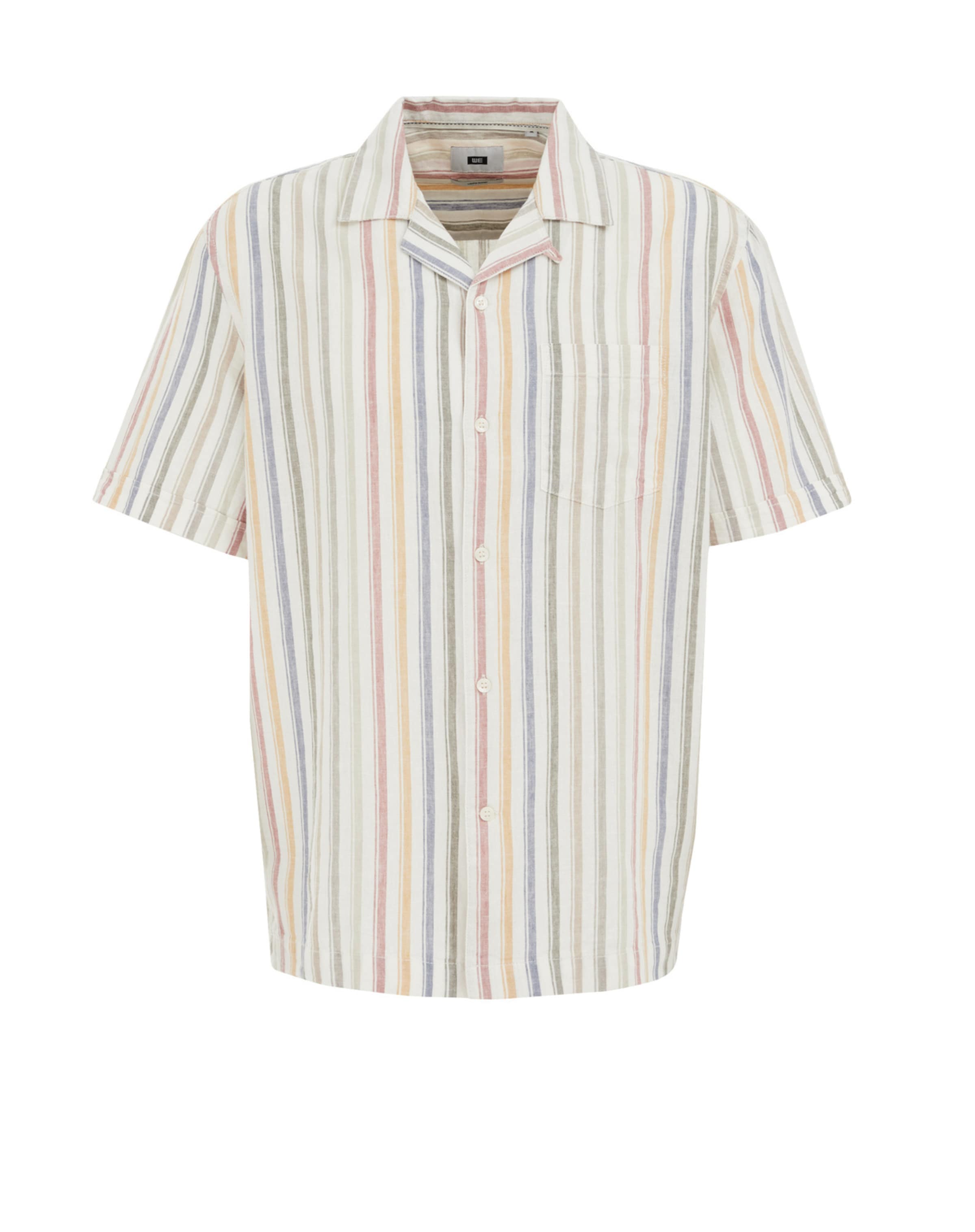 WE Fashion Средняя посадка Рубашка в Белый: спереди