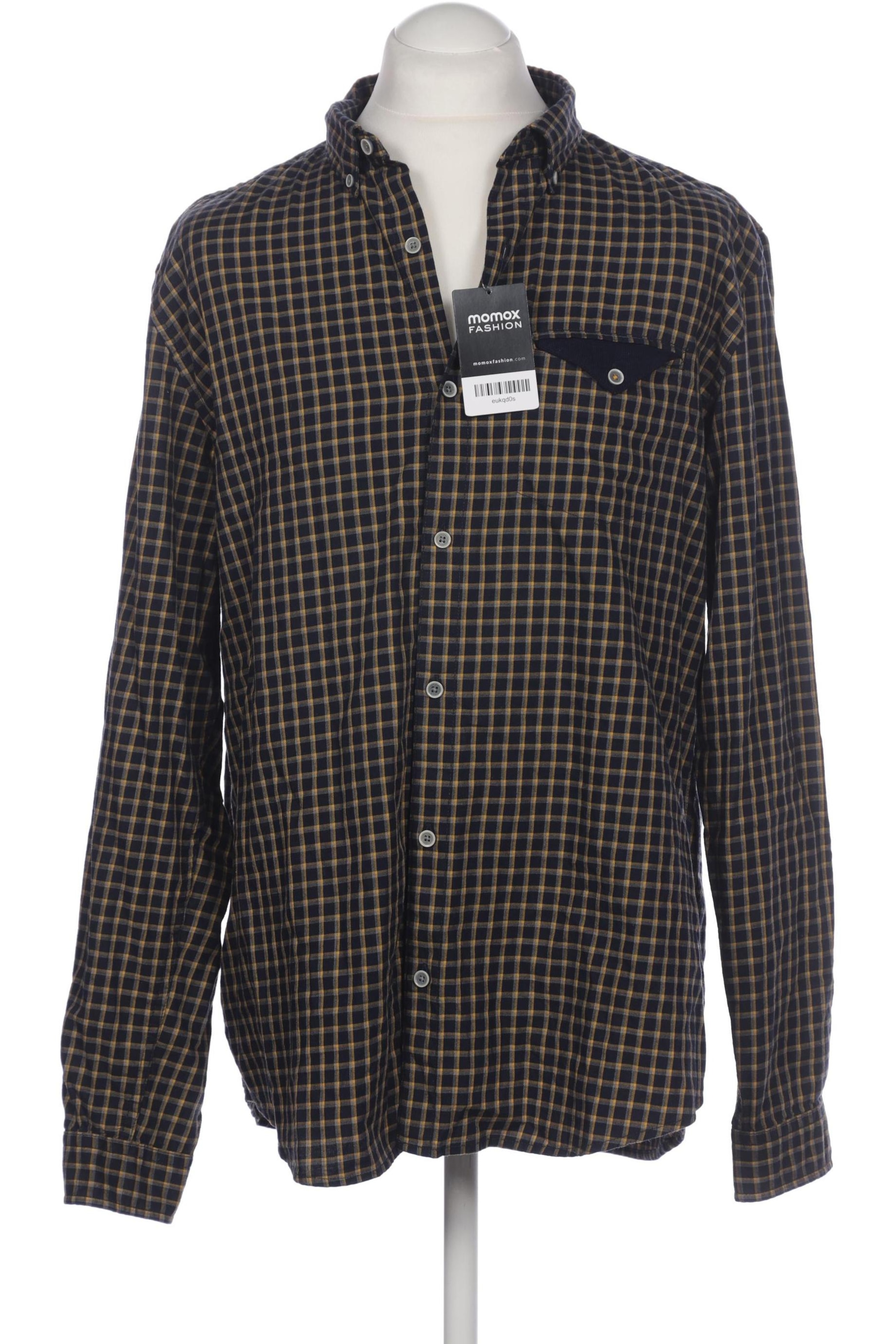 s.Oliver Button Up Shirt in XL in Blue: front