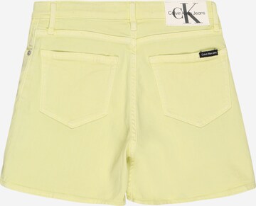 Calvin Klein Jeans - Regular Calças de ganga em amarelo