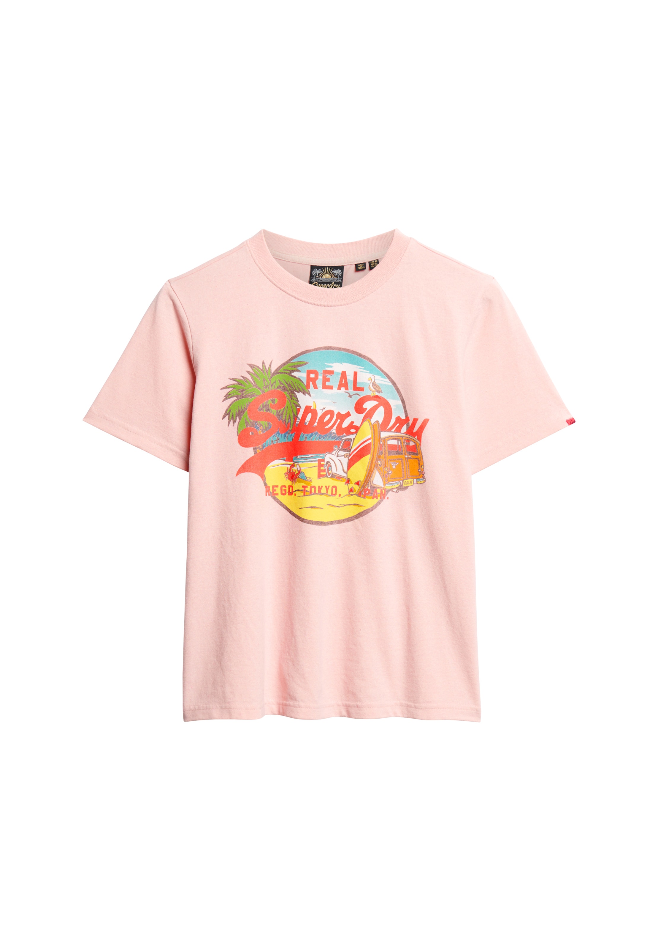 Superdry Shirt in Roze: voorkant