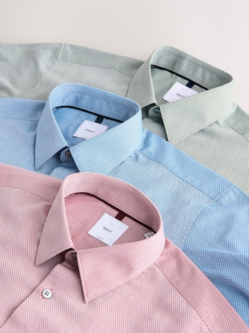 Next - Ajuste estrecho Camisa en azul