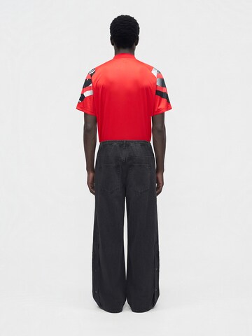 Wide Leg Pantalon 'Adibreak' ADIDAS ORIGINALS en noir