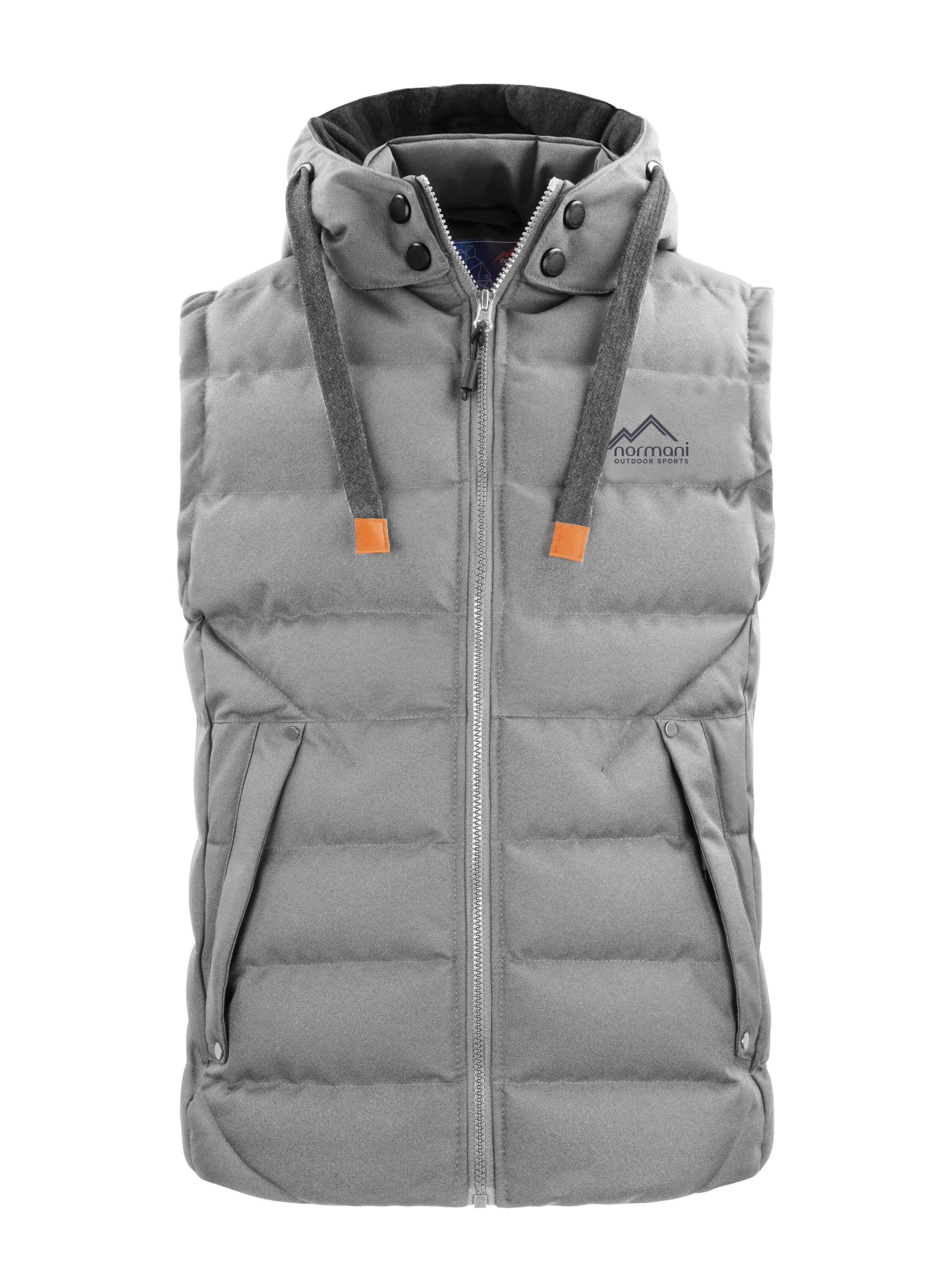 Gilet de sport 'Yuquot' normani en gris : devant