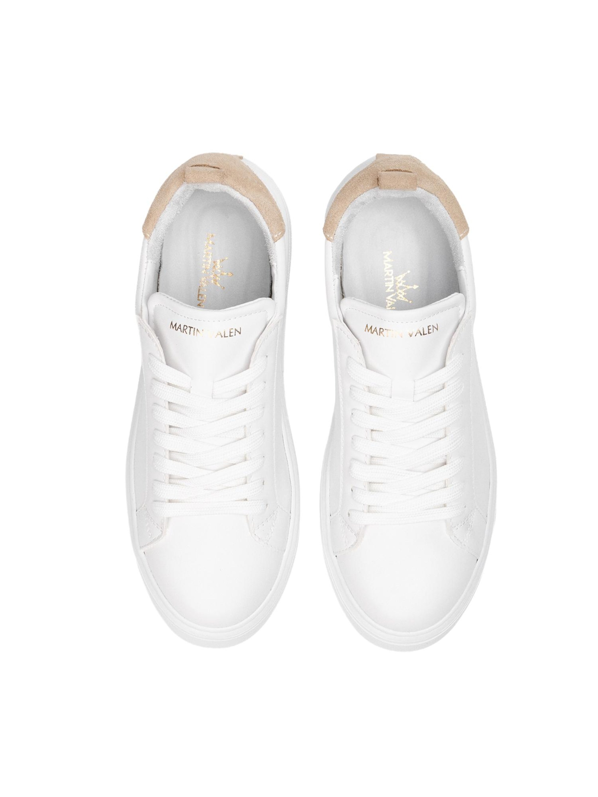 MARTIN VALEN Sneakers laag in Beige