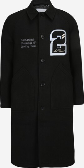 Les Deux Manteau mi-saison 'MICHAEL' en bleu clair / noir / blanc, Vue avec produit