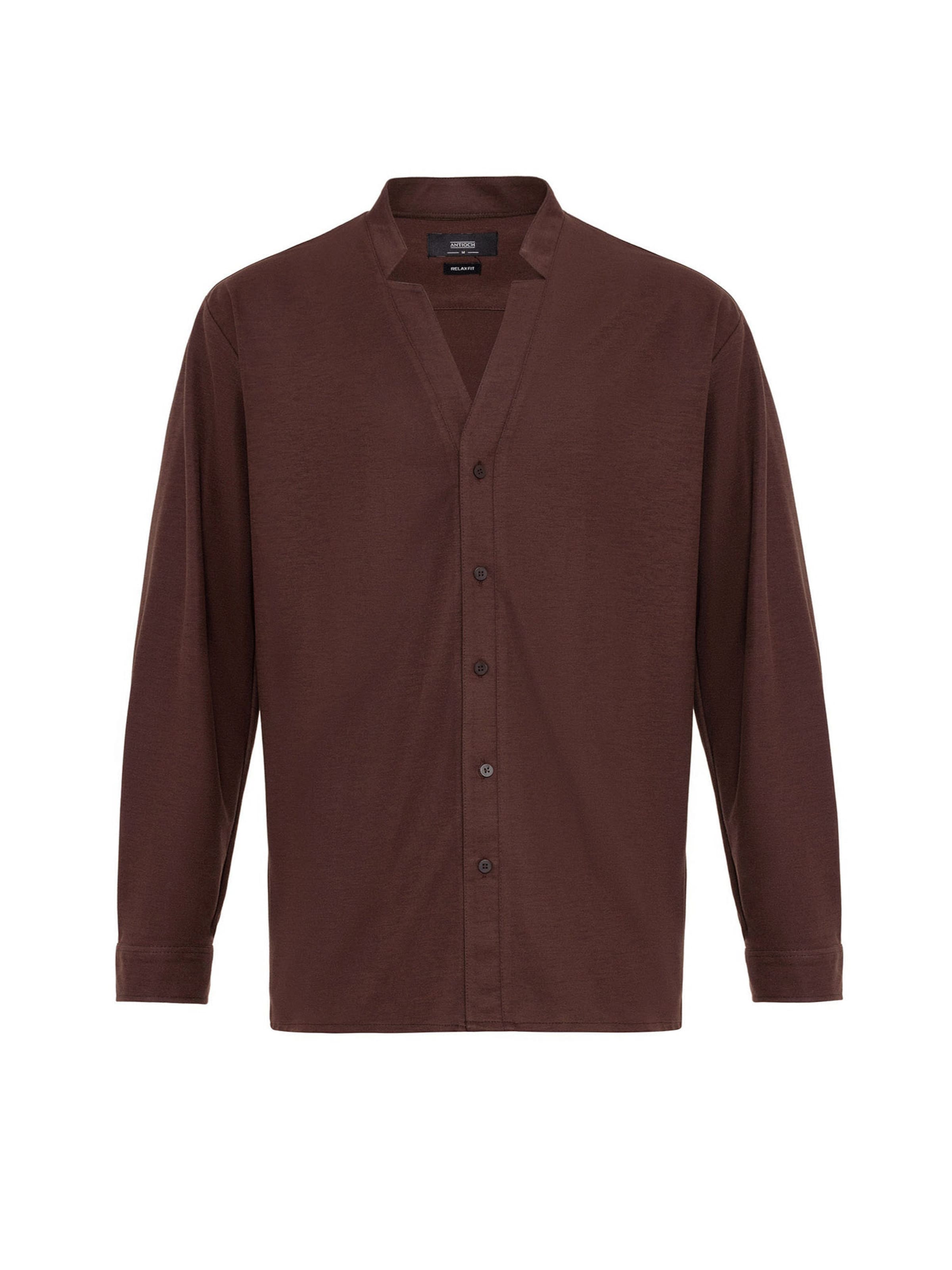 Regular fit Cămașă de la Antioch pe maro: față