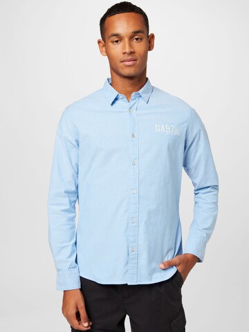 Gaastra Regular fit Button Up Shirt 'South East' in Blue: front