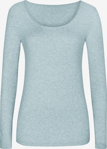 Mey Pajama Shirt in Grey: front