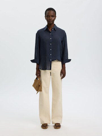 SELECTED - Blusa en azul
