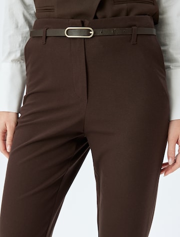 Koton Flared Hose in Braun