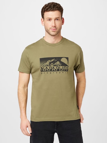 NAPAPIJRI Shirt 'QUITO' in Green: front