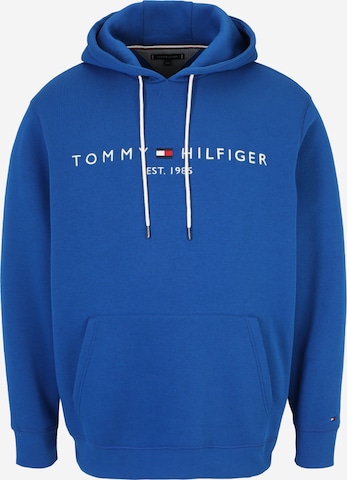Tommy Hilfiger Big & Tall Mikina – modrá: přední strana