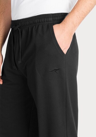 KangaROOS Regular Pajama pants in Black