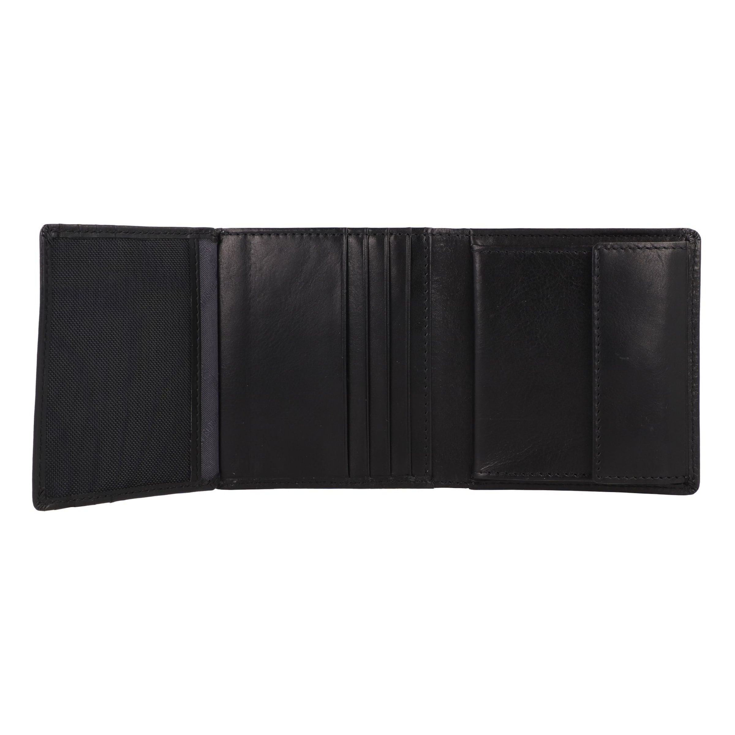 Portamonete 'Arezzo' di Braun Büffel in nero