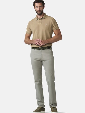 MEYER Regular Chino 'Bonn 1-5075' in Groen