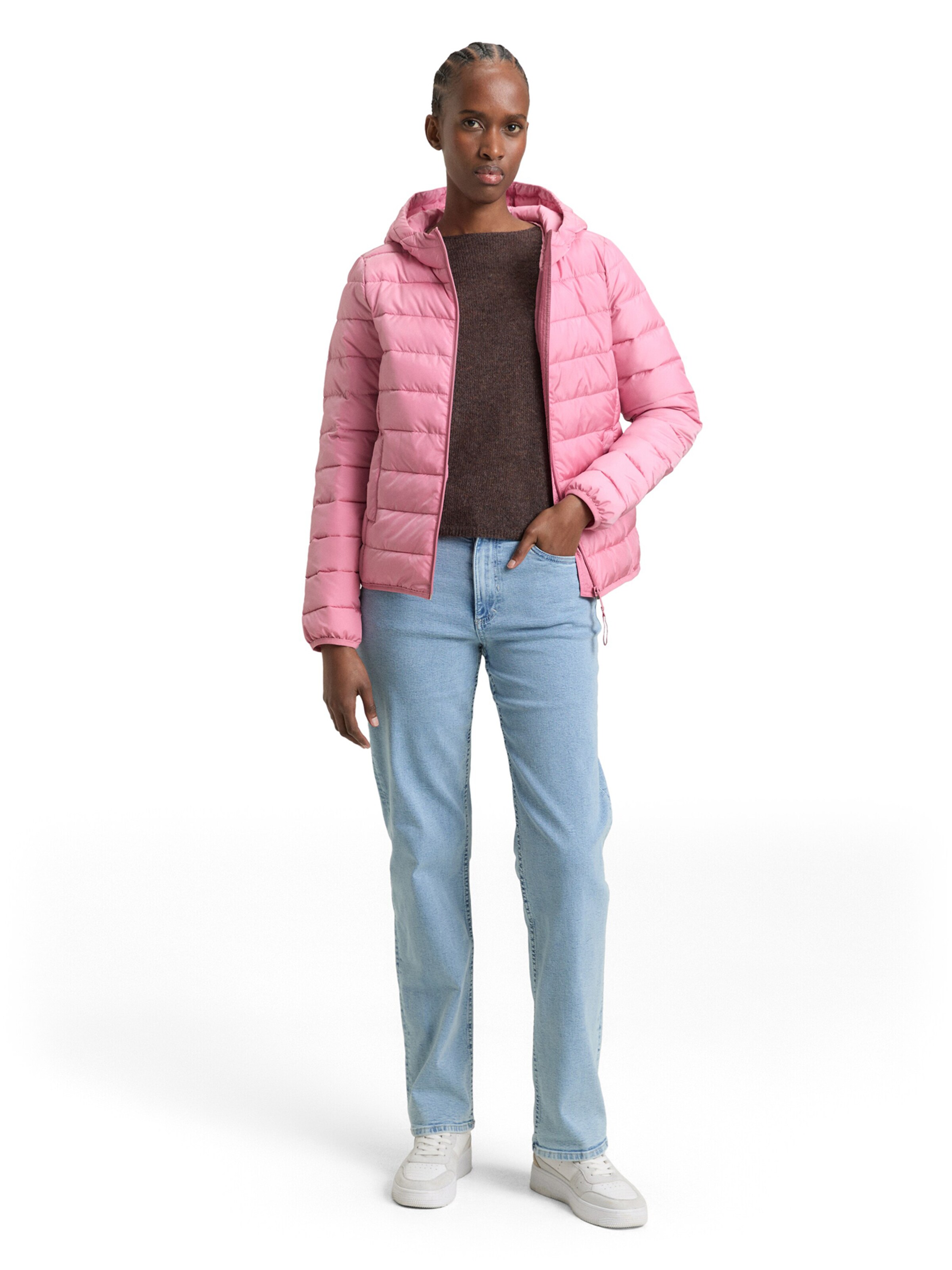 TOM TAILOR DENIM Between-Season Jacket in Pink