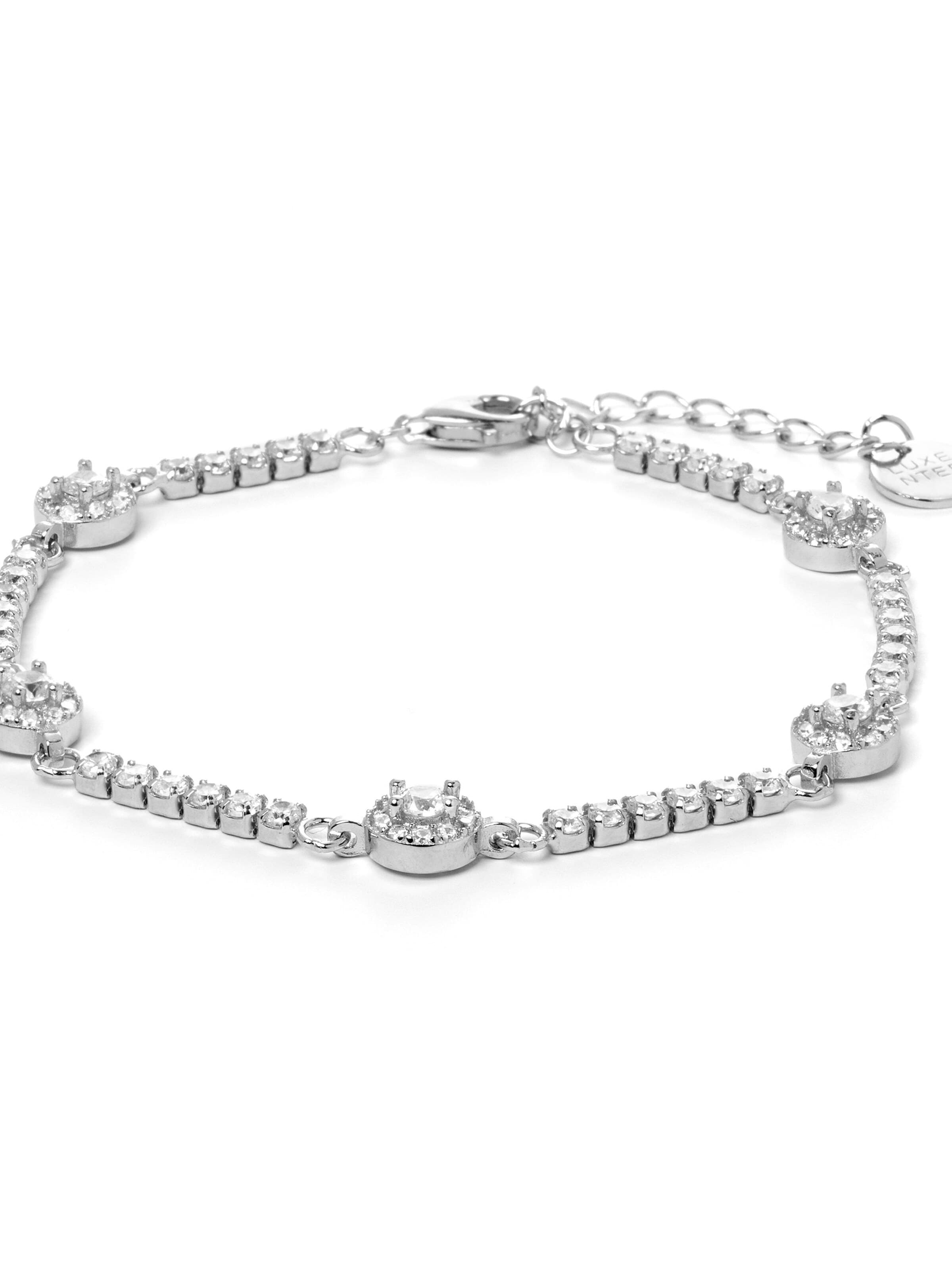 Luxenter Armband 'Daimas' i vit: framsida
