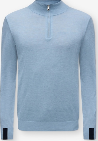MOS MOSH Pullover 'MMGAdam' in Blau: Vorderseite