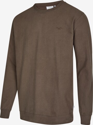 Cleptomanicx Sweatshirt 'Ligull' in Brown