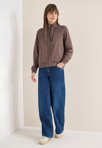 CECIL Zip-Up Hoodie in Brown