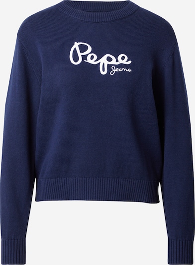 Megztinis iš Pepe Jeans, spalva – tamsiai mėlyna / balta, Prekių apžvalga
