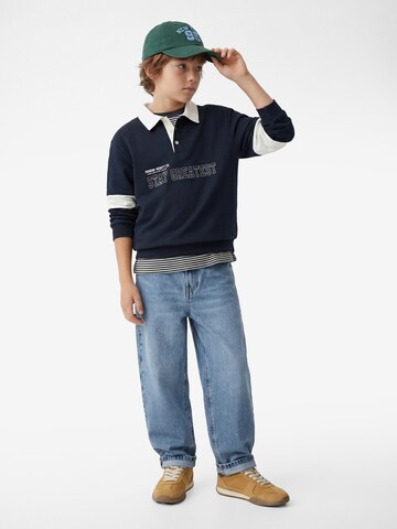 Koton Sweatshirt in Blauw: voorkant