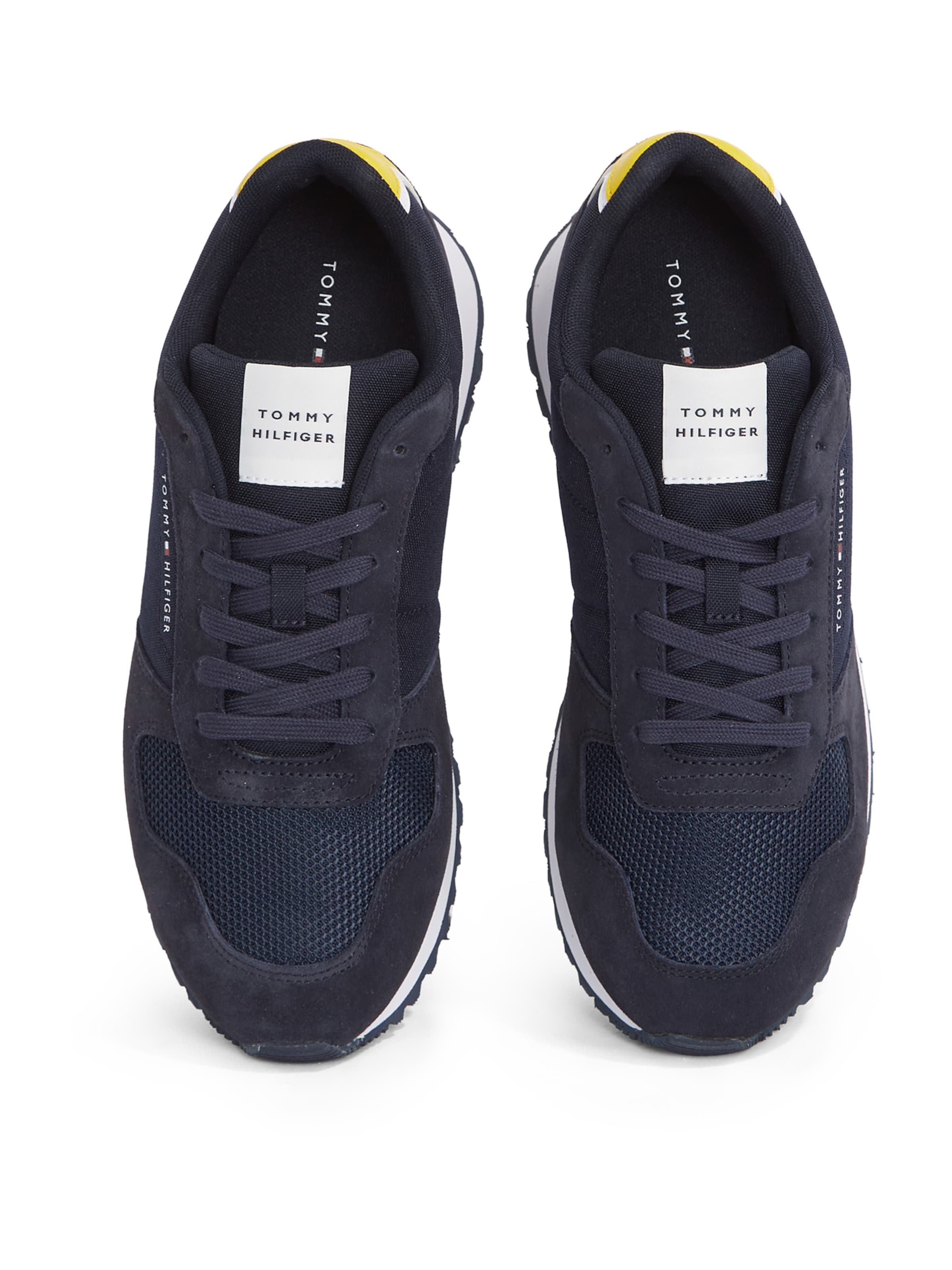 Baskets basses TOMMY HILFIGER en bleu : derrière