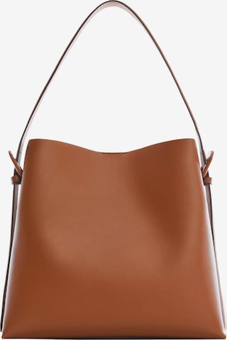 Sac bandoulière 'Lucia' MANGO en marron : devant