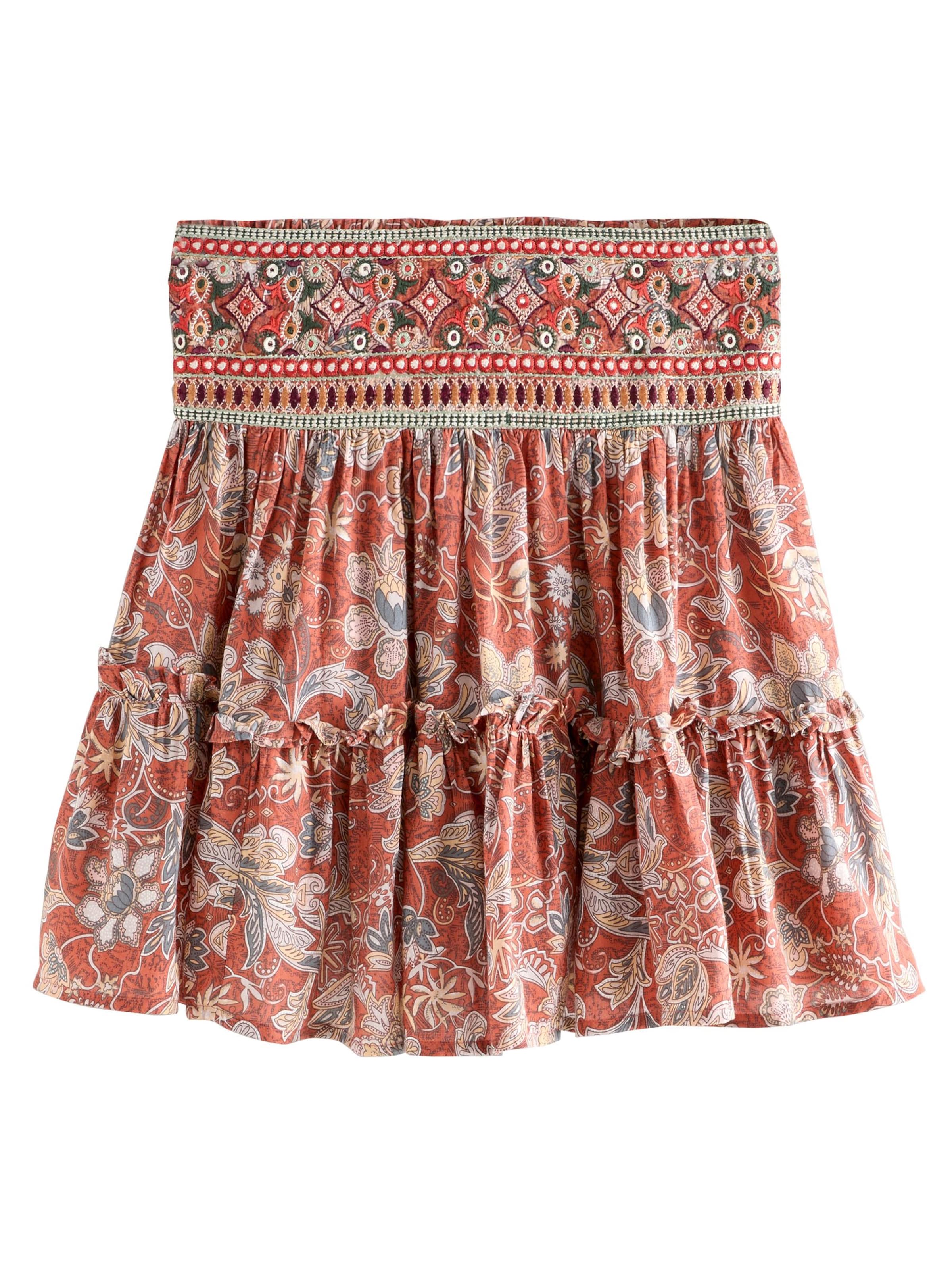 Jupe Next en orange : devant