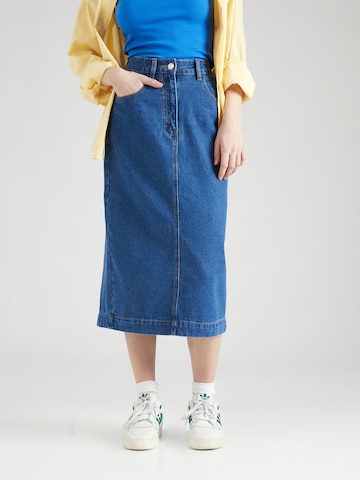 Wallis Skirt in Blue: front