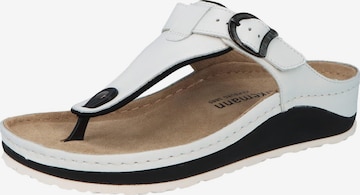 BERKEMANN Teenslipper 'Mila' in Wit: voorkant