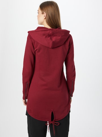 Urban Classics - Sudadera con cremallera en rojo