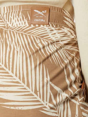 Effilé Pantalon 'La Palma' Iriedaily en marron