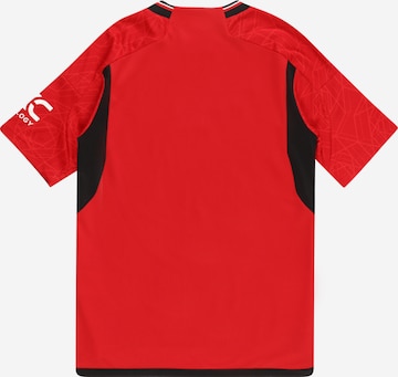 T-Shirt fonctionnel 'Manchester United 23/24 Home' ADIDAS PERFORMANCE en rouge