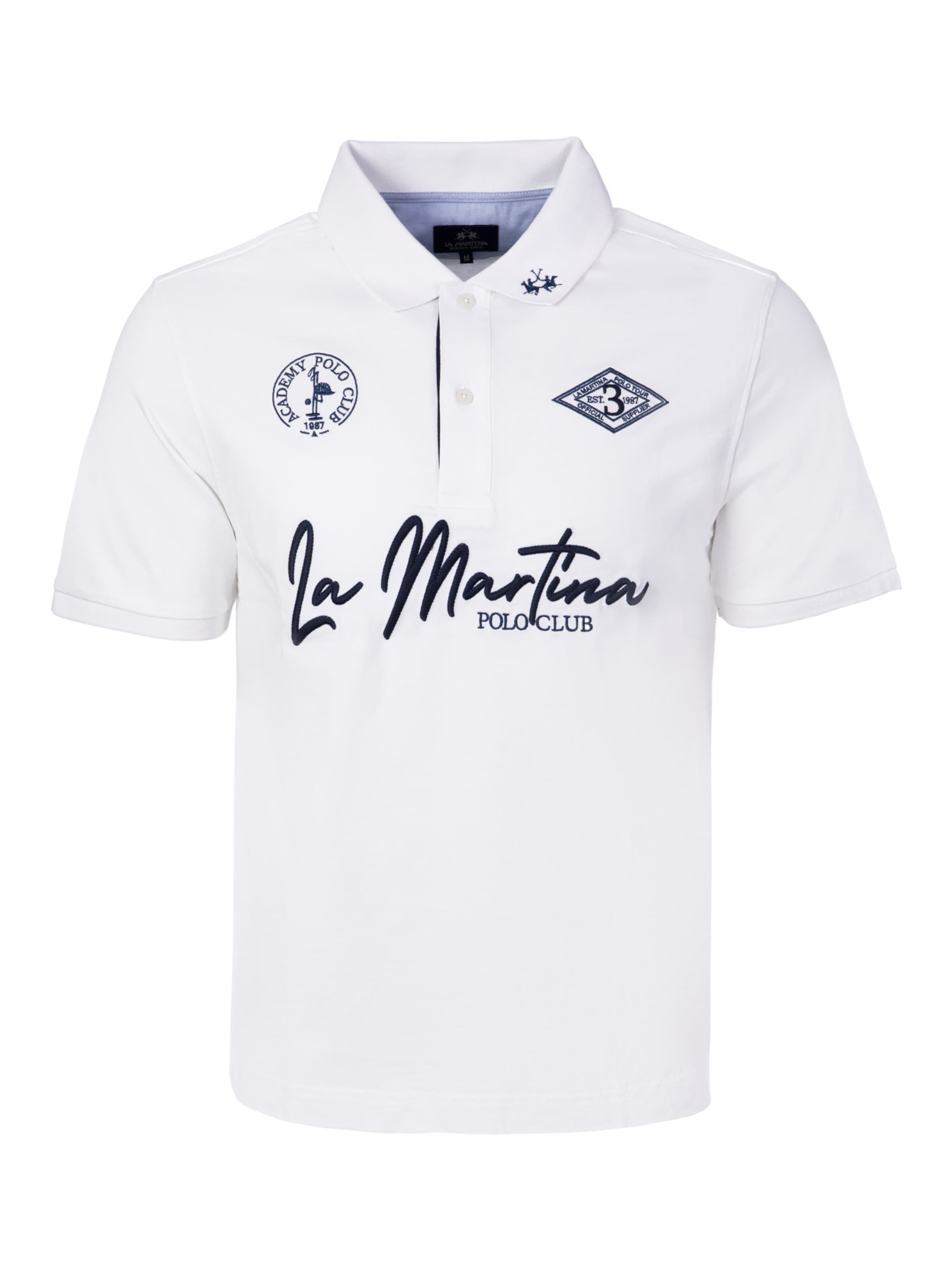 La Martina Shirt in White: front