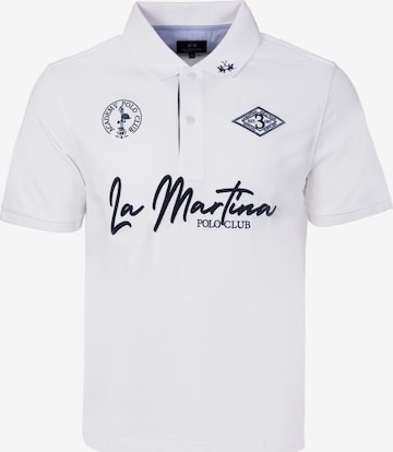 T-Shirt La Martina en blanc : devant