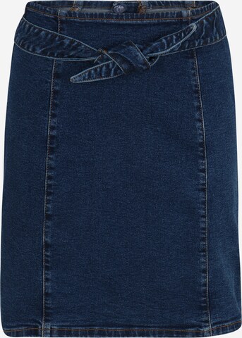 Pieces Petite Skirt 'Kesia' in Blue: front