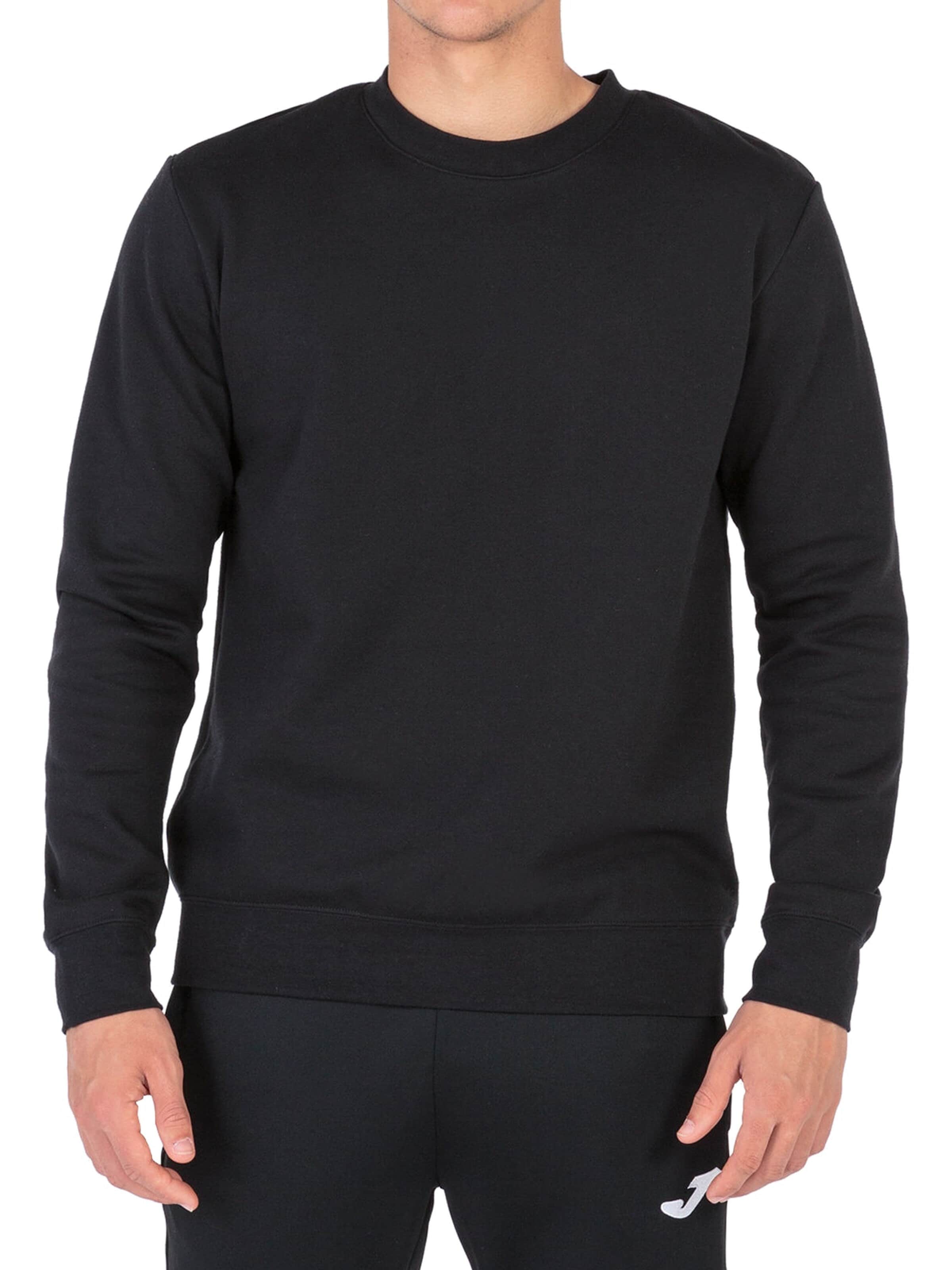 JOMA Sweatshirt 'Joma Montana Sweatshirt' in Zwart: voorkant