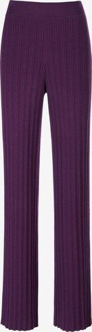 Laura Biagiotti Roma Regular Pants in Purple: front