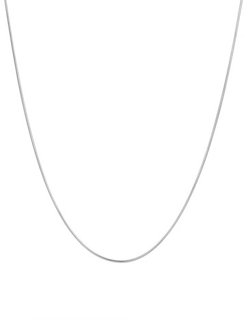 Hey Happiness Kette 'Round Snake' in Silber