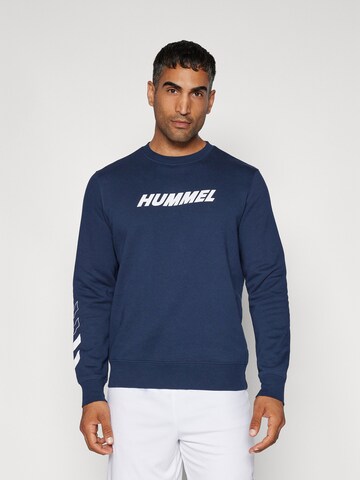 Hummel Sportsweatshirt 'ELEMENTAL' in Blau: Vorderseite