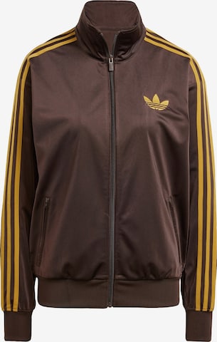 ADIDAS ORIGINALS Кофта на молнии 'Adicolor Classic Firebird' в Коричневый: спереди
