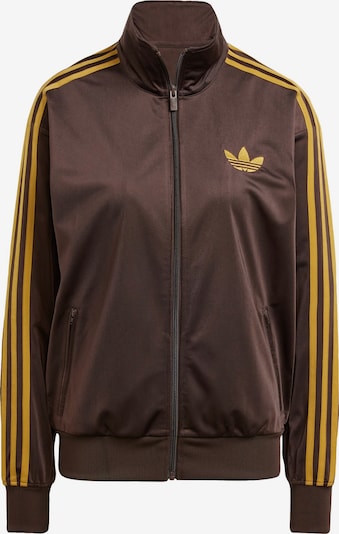 sötét barna / sárga ADIDAS ORIGINALS Tréning dzseki 'Adicolor Classic Firebird', Termék nézet