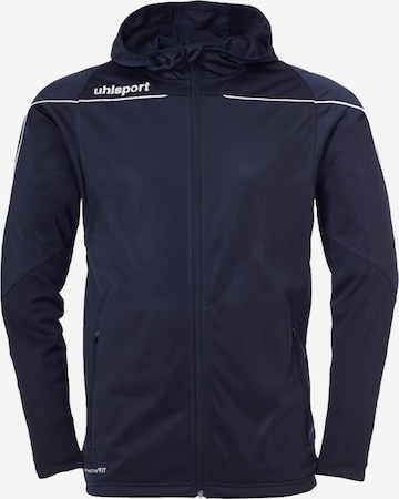 UHLSPORT Athletic Jacket in Blue: front