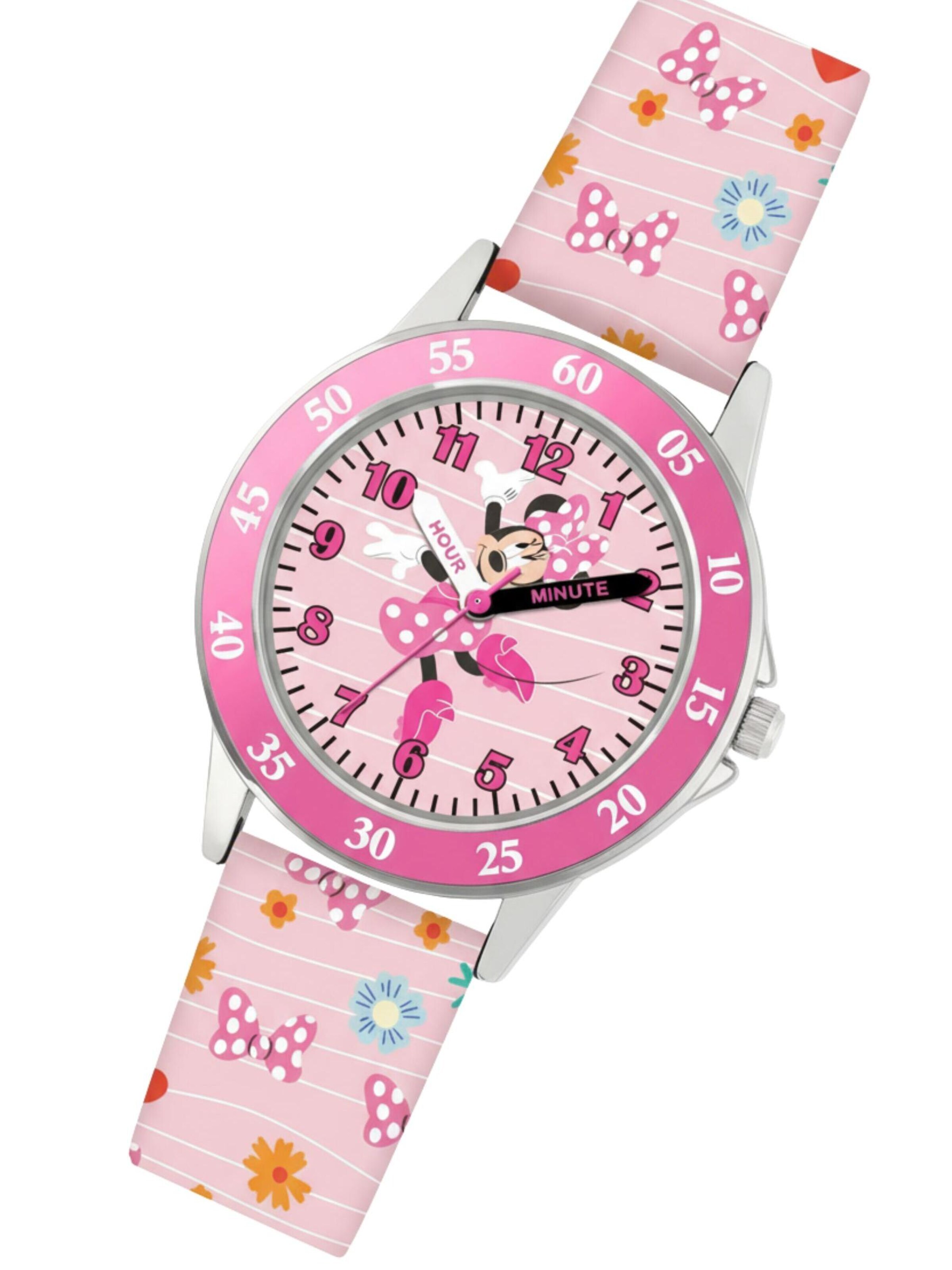 DISNEY Watch 'Minnie Time Teacher' in Pink